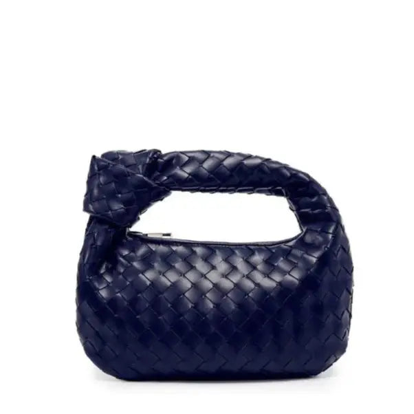 Braided Hattie Bag- navy