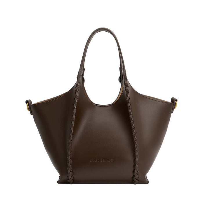 Belinda Espresso Recycled Vegan Leather Tote
