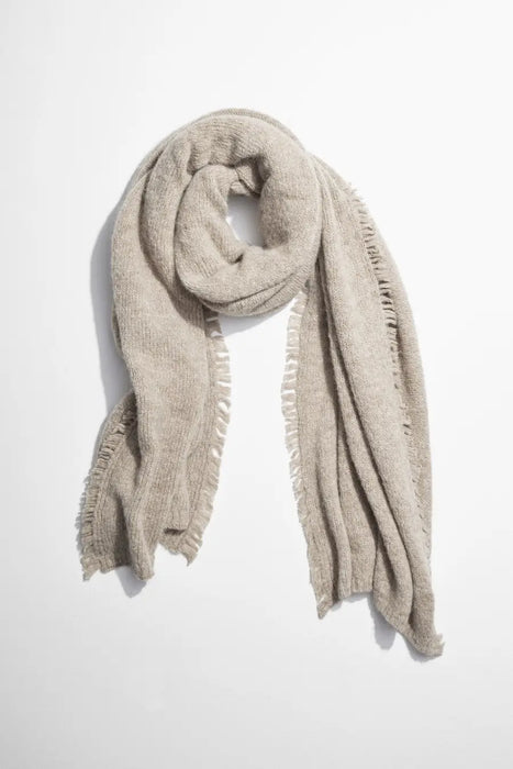 Janessa Leone Blanket Scarf Oatmeal