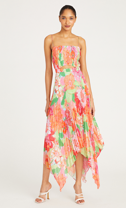 AMUR - PIERCE PLEATED DRESS