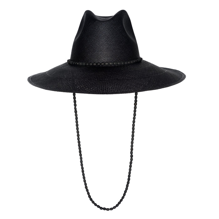 Artesano Cajas Wide Brim (Black & Tagua Chin Strap)