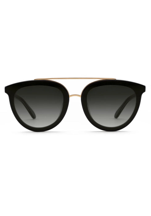 Krewe CLIO NYLON | Black + Shadow 24K