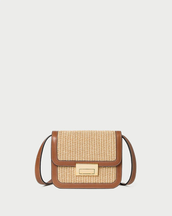 Loeffler Randall DESI-VAS-NATCA DESI CROSSBODY WITH LOCK HARDWARE