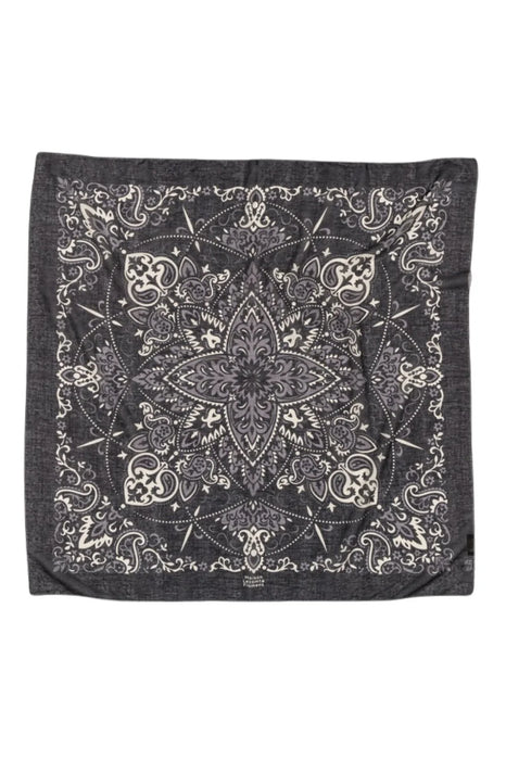 Maison Lecomte Flament  Black bandana scarf