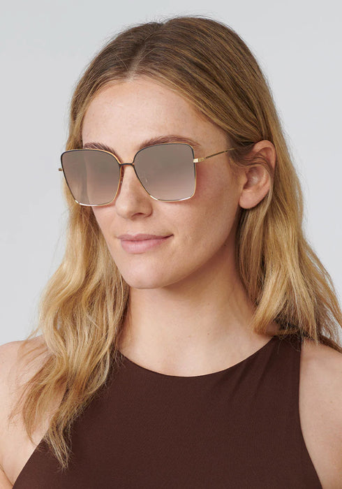 Krewe Dolly Matte Black Fade 24k Mirrored