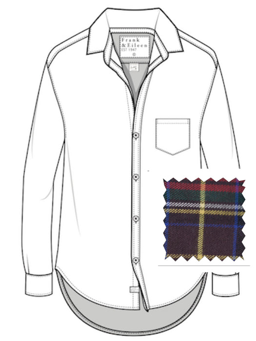 Frank and Eileen Relaxed Button-Up (eileen plaid) Top