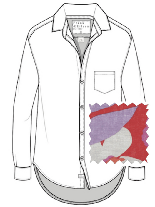 Frank and Eileen Relaxed Button-Up Eileen Top