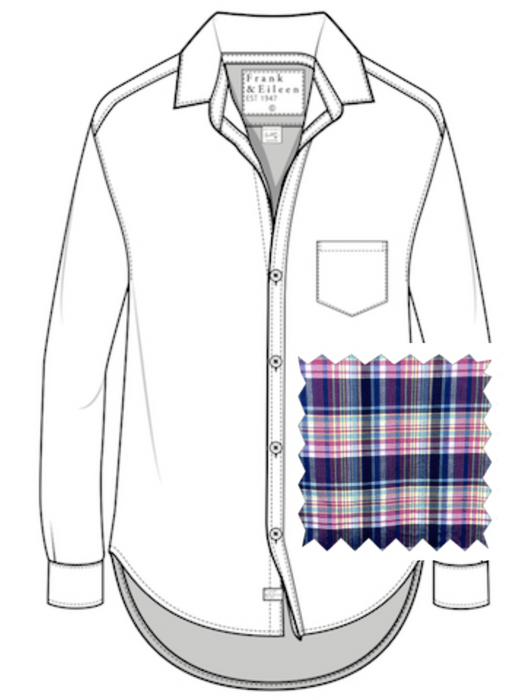 Frank and Eileen Relaxed Eileen Button-Up Top