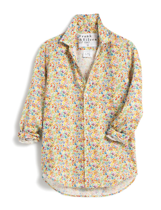 Frank and Eileen Relaxed Eileen Tiny Floral Top