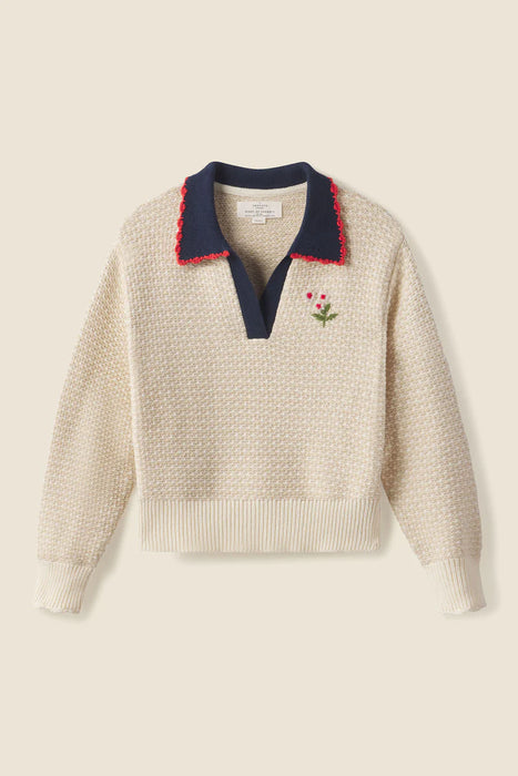 Birds of Paradis Parker Polo Sweater