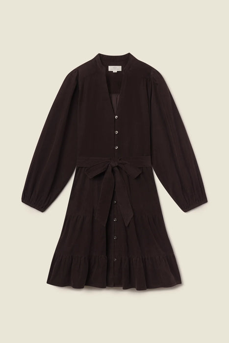 Birds of Paradis Celeste Dress Espresso