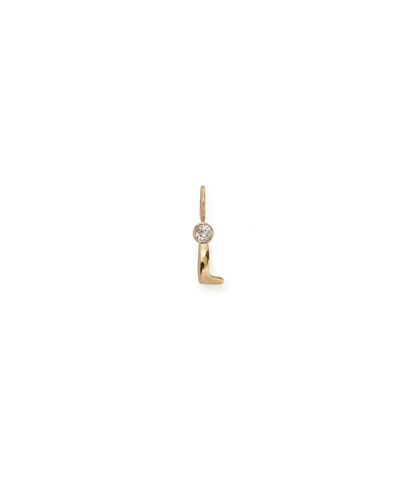 Lizzie Fortunato 14K Gold Alphabet Soup "L" Charm