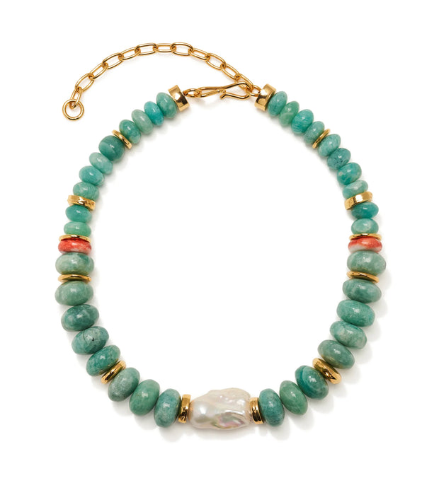 Lizzie Fortunato PROVENCE NECKLACE IN GARDEN WAVE