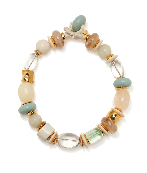 Lizzie Fortunato MONUMENT COLLAR IN SEAGLASS