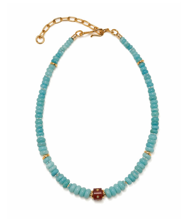 Lizzie Fortunato Hidden Stone Necklace