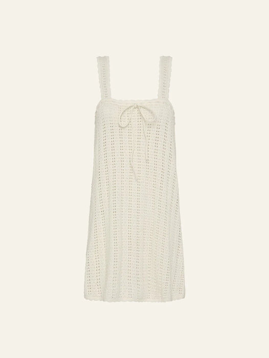 Peony Pointelle Mini Dress