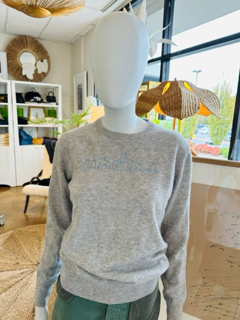 Lingua Franca Carolina Script Crewneck