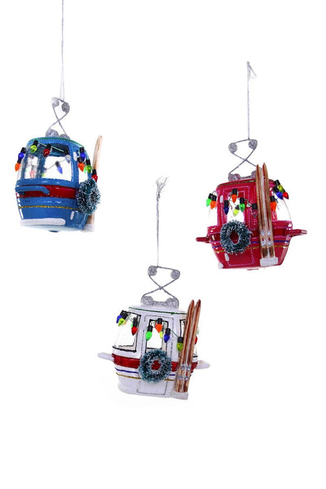 SKI SLOPE GONDOLA ORNAMNET