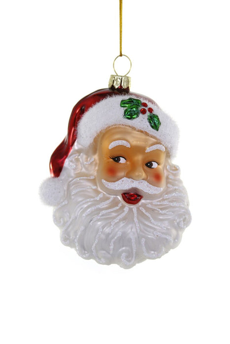 RETRO SANTA- RED ORNAMENT