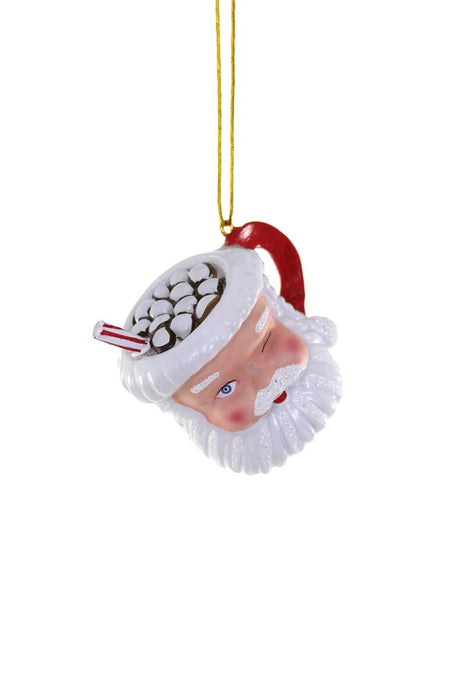 SANTA MUG-SMALL ORNAMENT