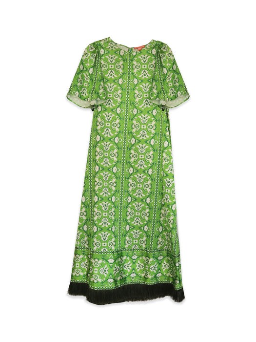 Brooks Ave Georgia Dress - Fleur de Lune Green