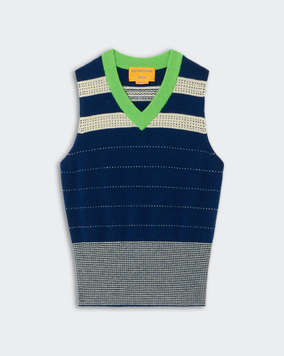 Guest in Residence Collegiate Stripe Vest