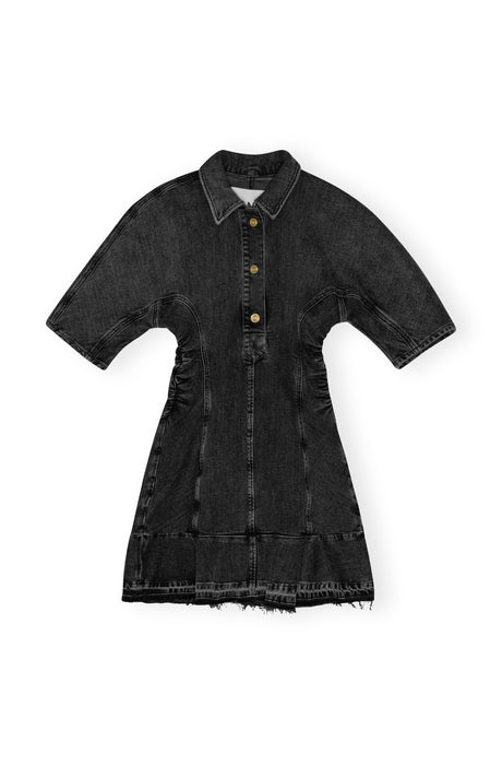 ganni tint denim dress GANNI Blue Denim Mini Dress