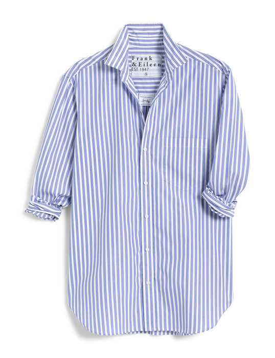 Frank and Eileen Joedy Button Up Top (blue pin stripe)