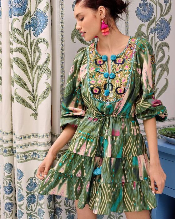 Figue Salome Ika Green Dress