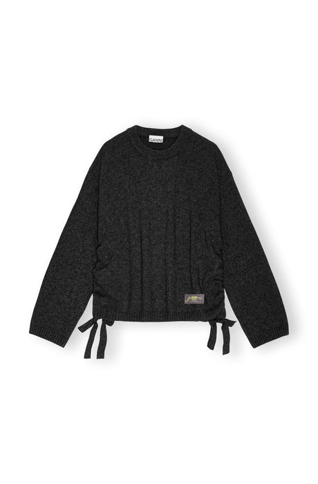 Ganni Future Wool Mix Oversized O-neck