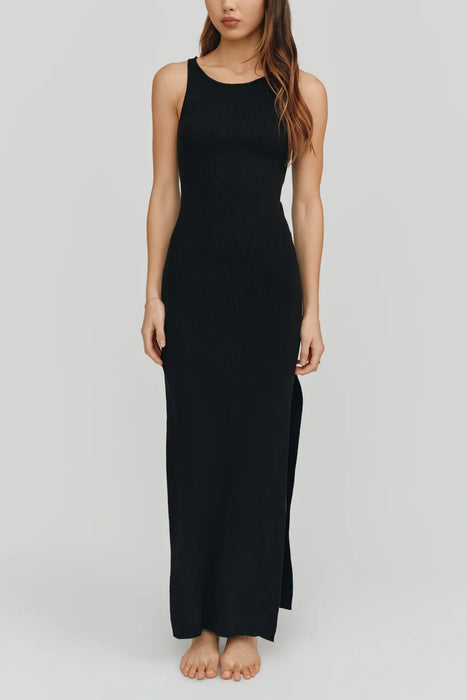 Kathryn McCarron Carolina Black Long Dress