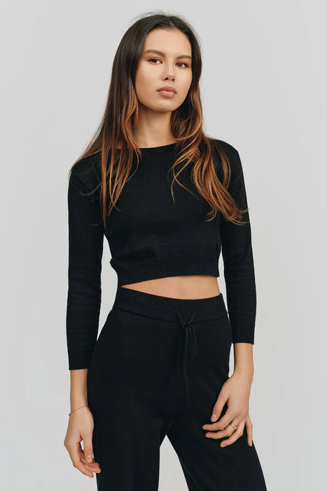 Kathryn McCarron Astrid Black L/S Top