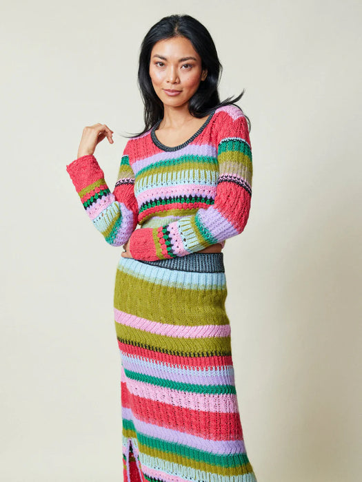 Lingua Franca Ashby Multi Stitch Top