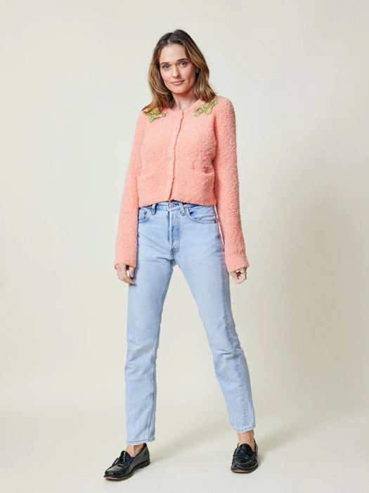 Lingua Franca Nala Cropped Cardigan