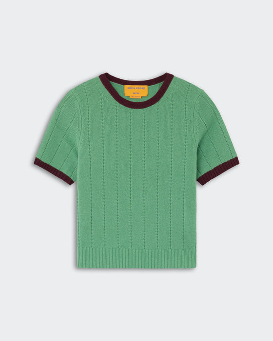 Guest in Residence Rib Ringer Tee
