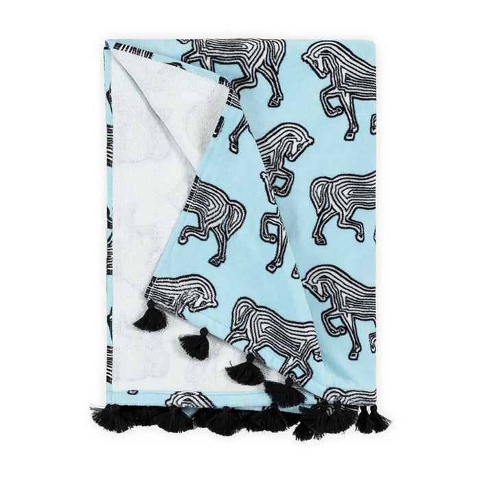 Schumacher Faubourg Beach Towel