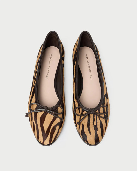 Loeffler Randall Noelle Zebra Ballet Flat