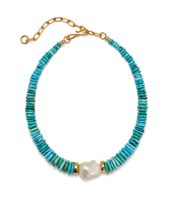 Lizzie Fortunato SKY STONE NECKLACE