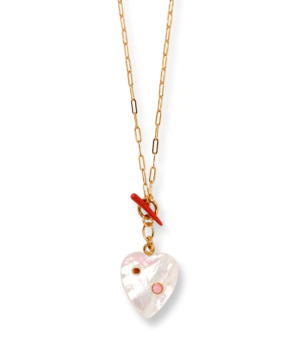 Lizzie Fortunato Two of Hearts Necklace