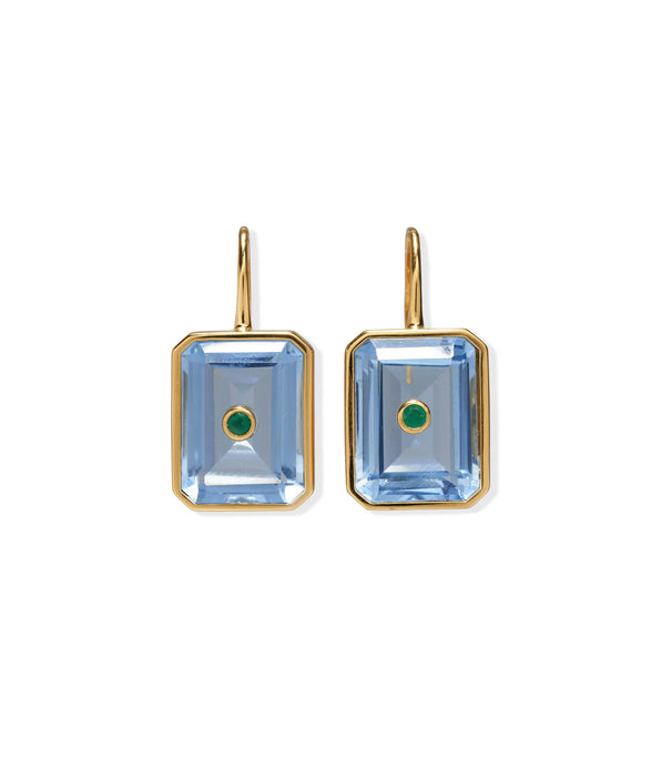 Lizzie Fortunato Tile Earrings in Glacier
