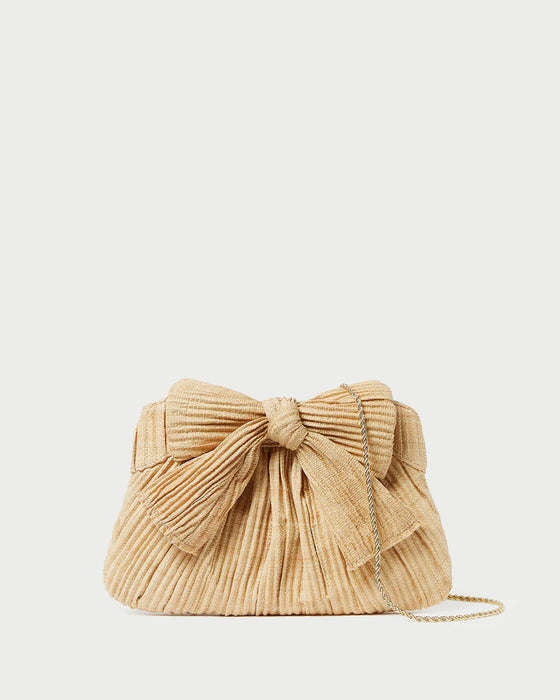 Loeffler Randall Pleated Bow Clutch