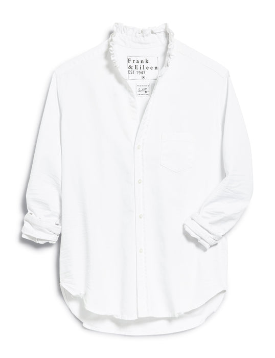 Frank and Eileen Relaxed Eileen Ruffle Top