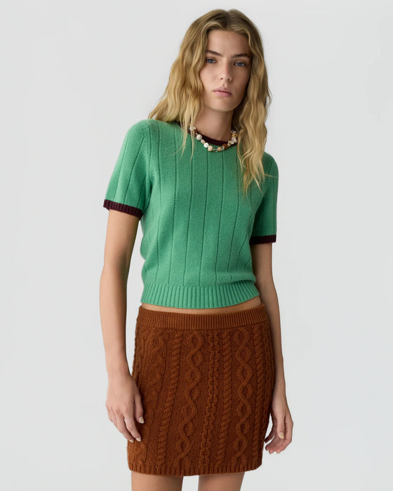 Guest in Residence Rib Ringer Tee