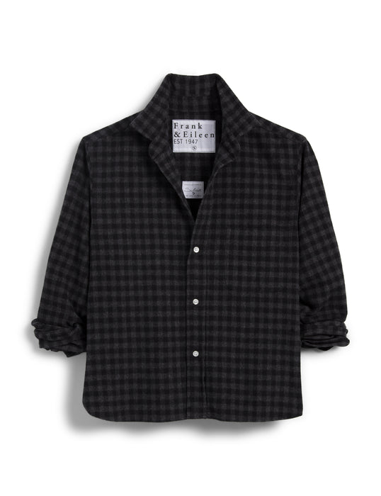 Frank and Eileen Untuckable Button Up Shirt (hbgc black/ gray check)