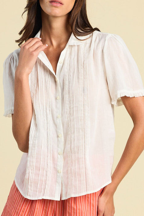 Birds of Paradis Millie Top (white)