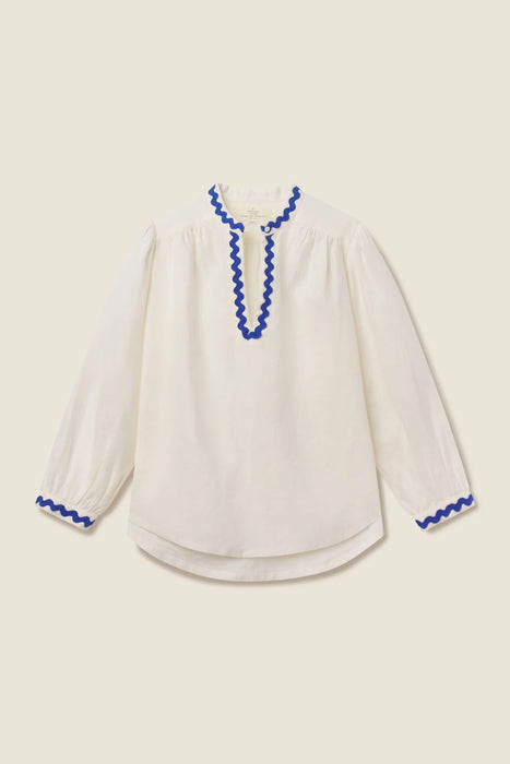 Birds of Paradis Bailey Shirt Ivory Top