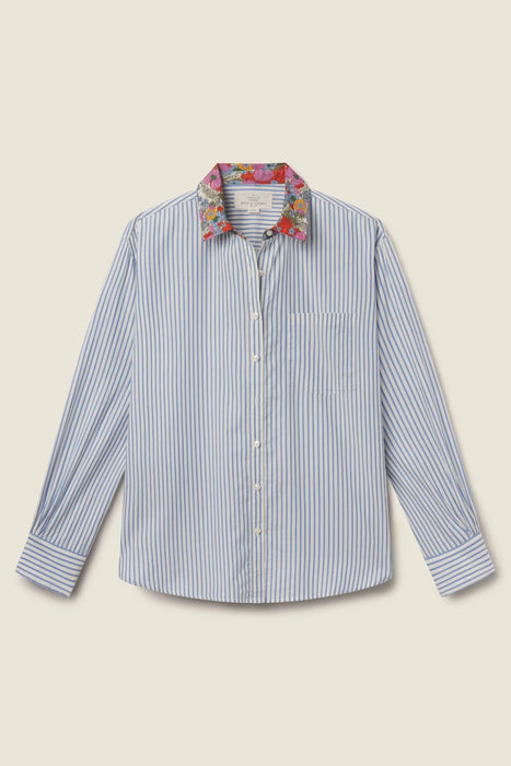 Birds of Paradis Blake Oversized Seaside Stripe Top