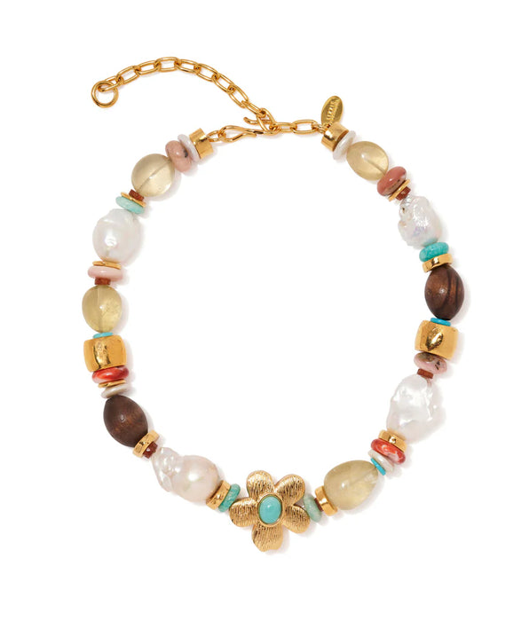 Lizzie Fortunato Mistflower Necklace in Apple