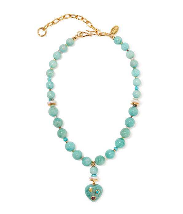 Lizzie Fortunato Rincon Heart Necklace