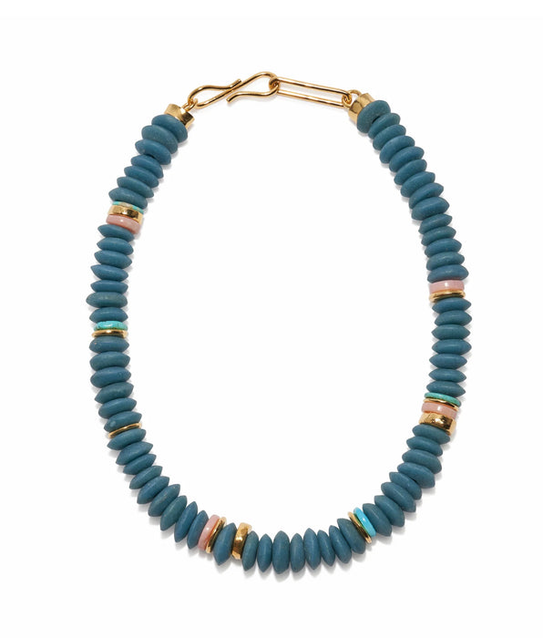 Lizzie Fortuanto Laguna Necklace in Turquoise Ocean